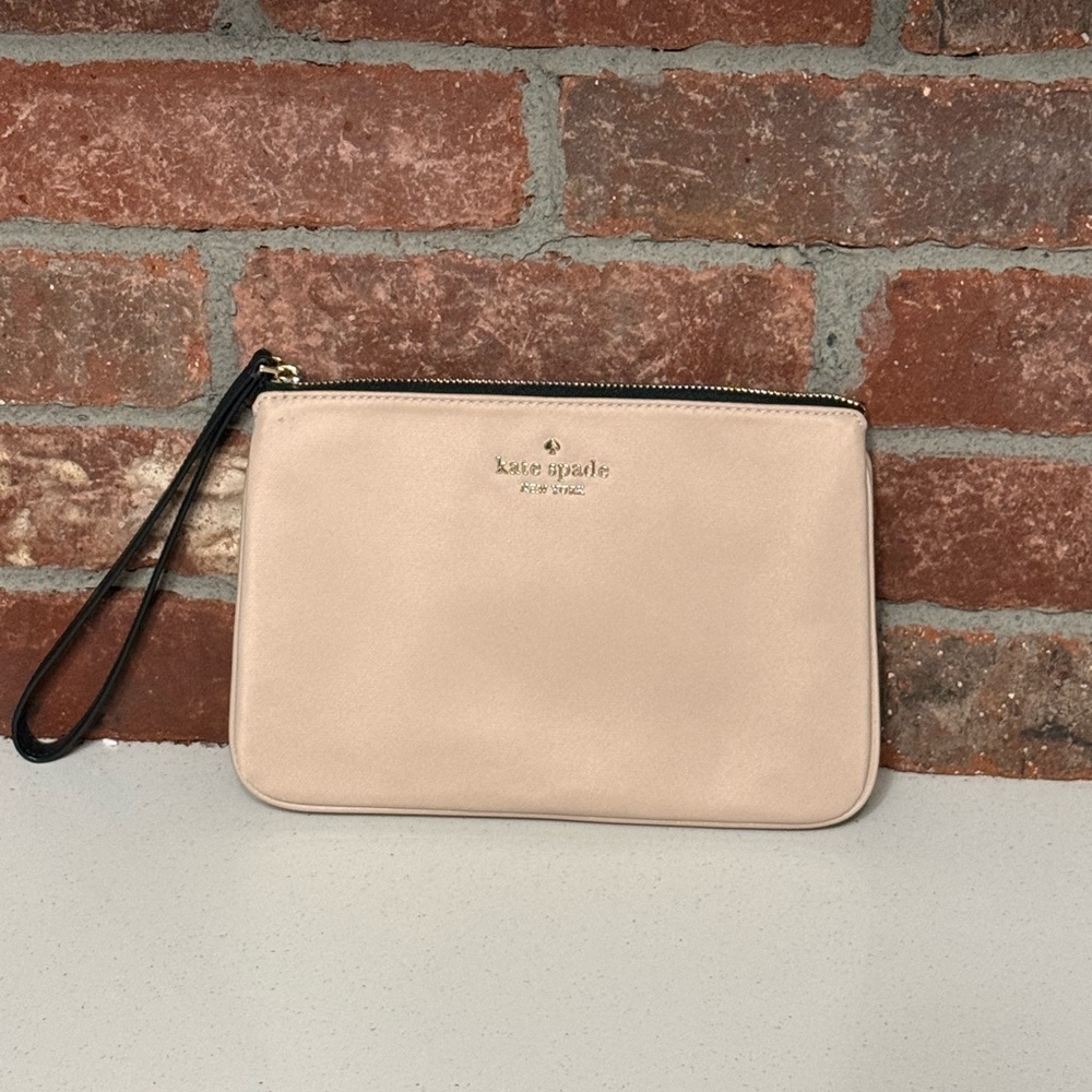Kate Spade Women's Warm Beige Multi Chelsea Medium Wristlet Pouch